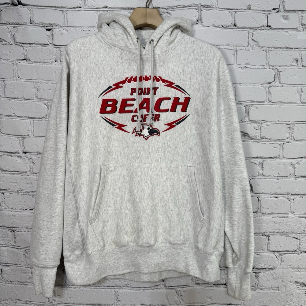 Champion Reverse Weave Hoodie L Point Pleasant Beach HS Cheerleading New Jersey
